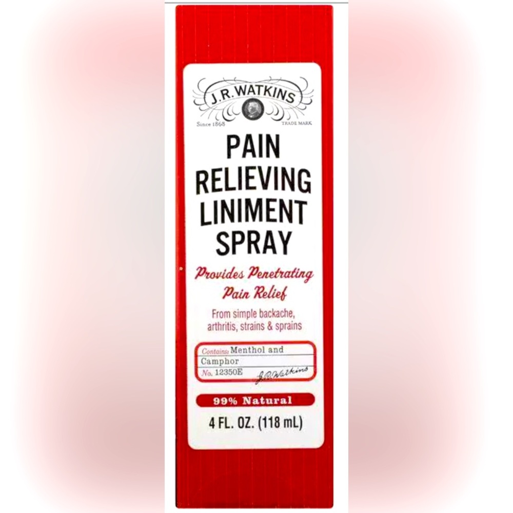 Jr Watkins Pain relieving spray